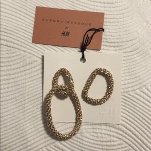 New Sandra Mansour x H&M earrings